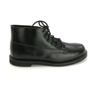 Kipling Boots Mens Shoes Work‎ Boot Black Leather Lace Up Combat Mid K408 10